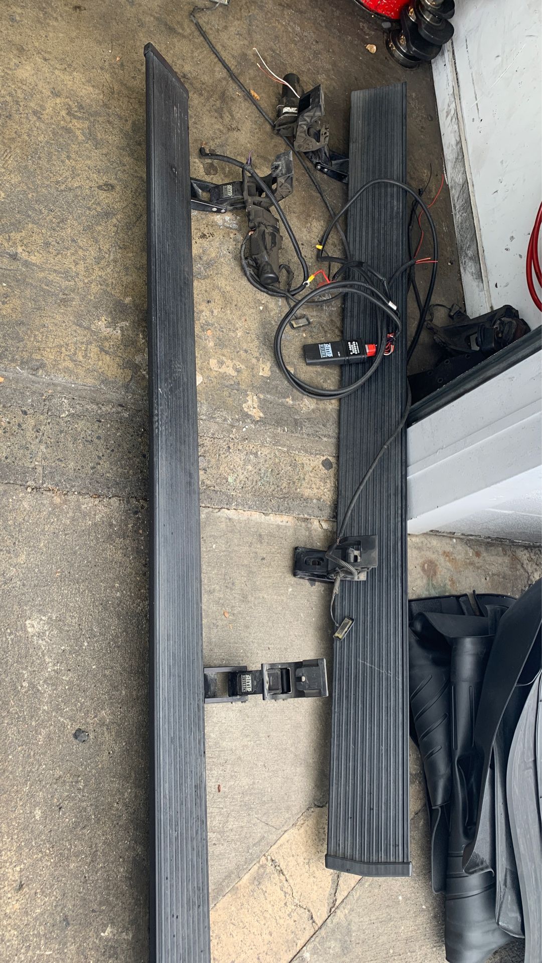 Electric Running Boards and WeatherTech mats