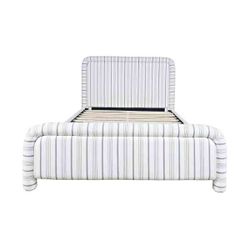 Westport Navy Queen UPH Bed