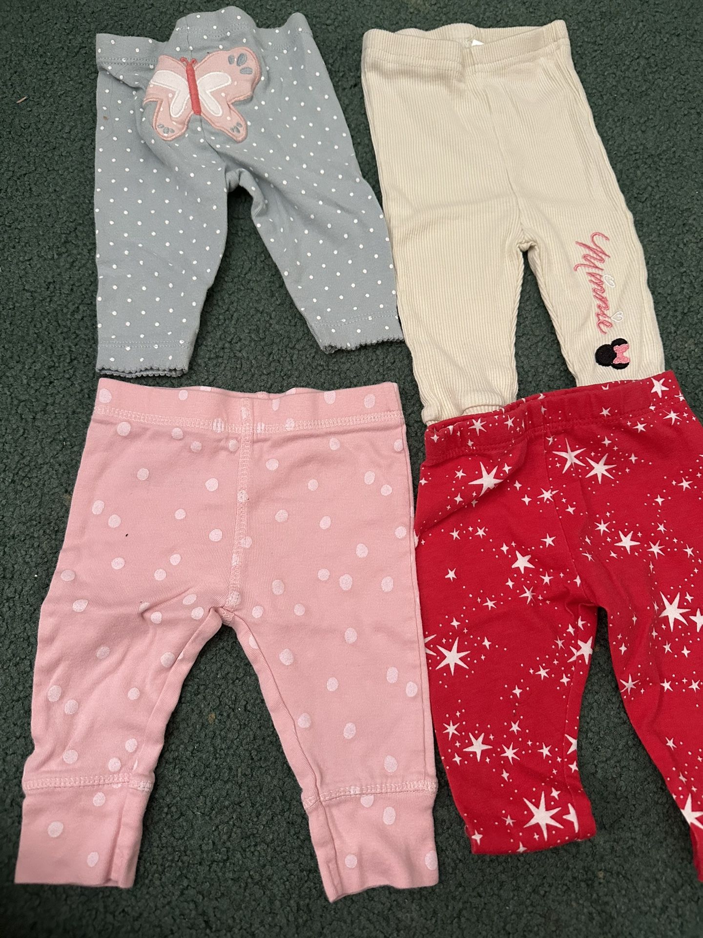 Baby Girls Pants 0-3 Months