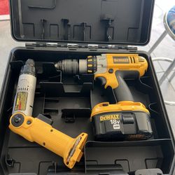 DeWalt Drills And Case