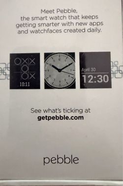 Pebble Smart Watch