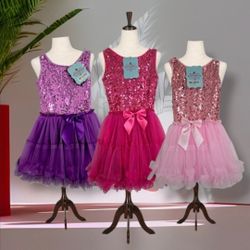NEW 3 girl dresses Size 3T 