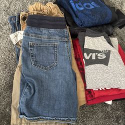 Stack Of Boy’s Clothes Size 10