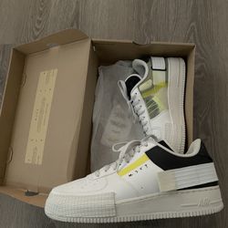Nike Air Force 1 Type White Barely Volt