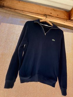 lacoste quarter zip