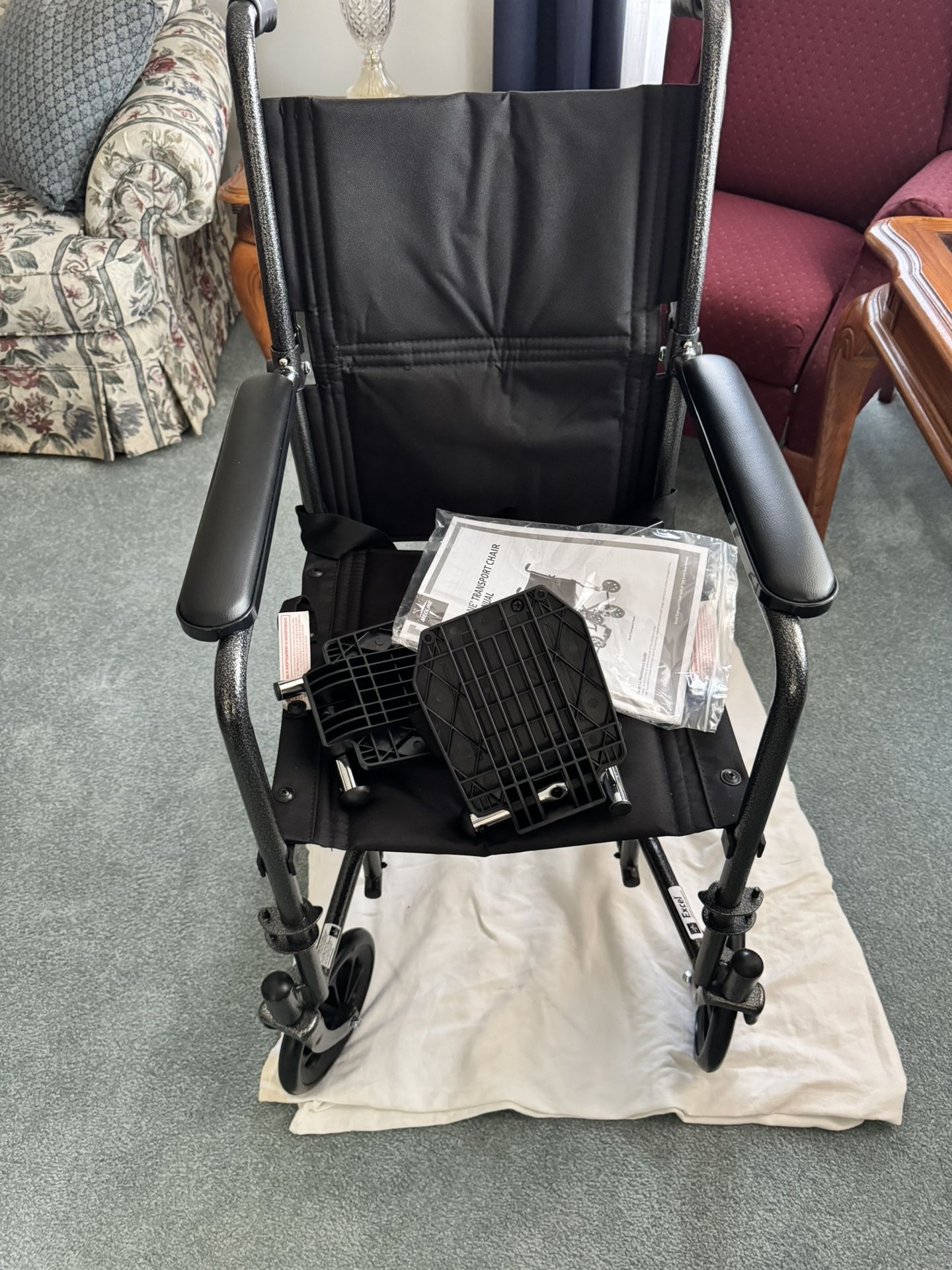 Medline Transport Wheel Chair