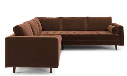 Article Sven 107” Tufted Velvet Corner Sectional CLOSEOUT SALE