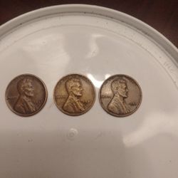 Wheat Penny Collection Of 3