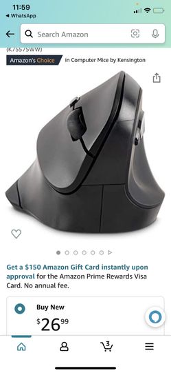 Kensington Verical Wireless Mouse