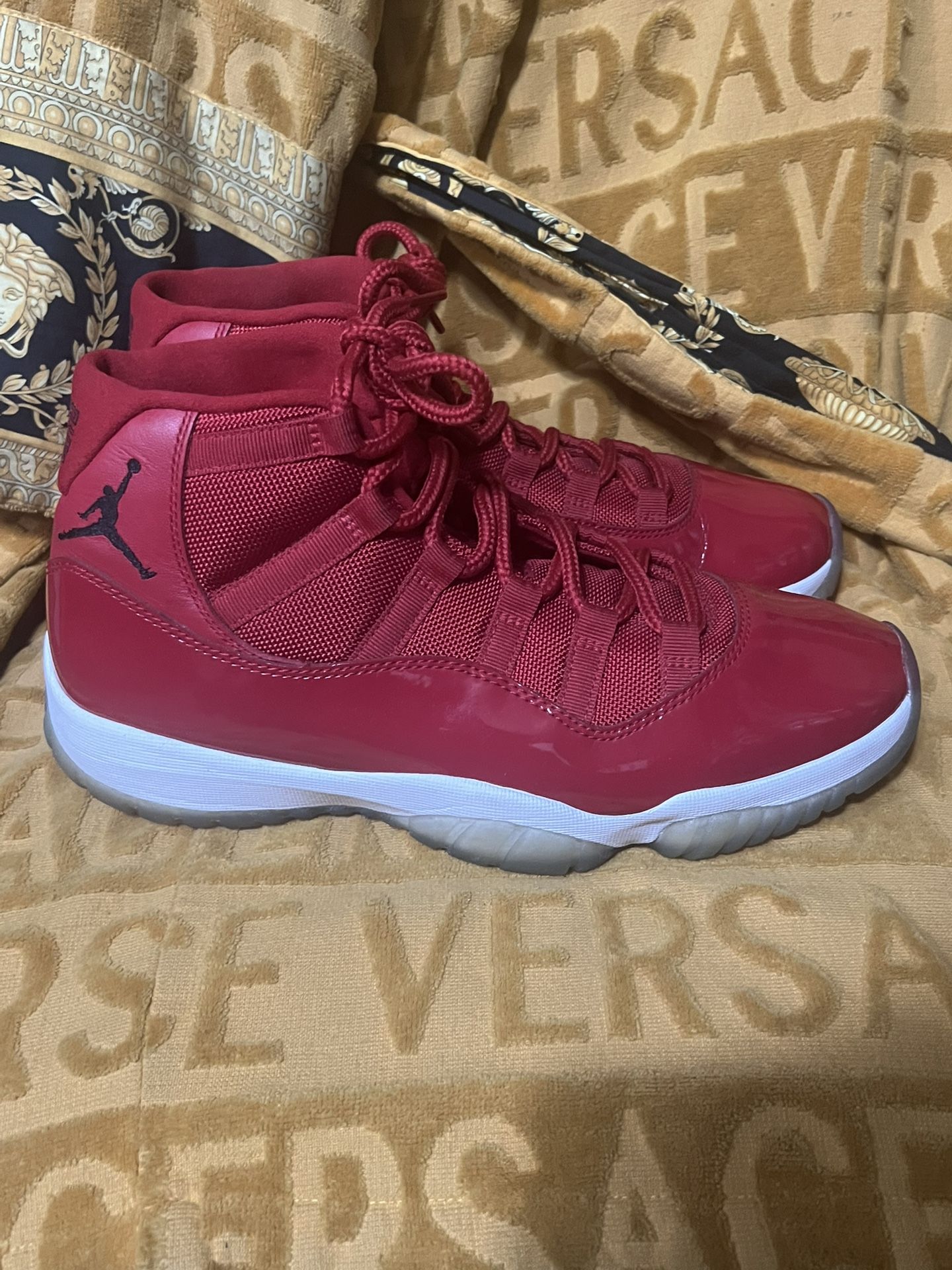 Red Jordan 11’s