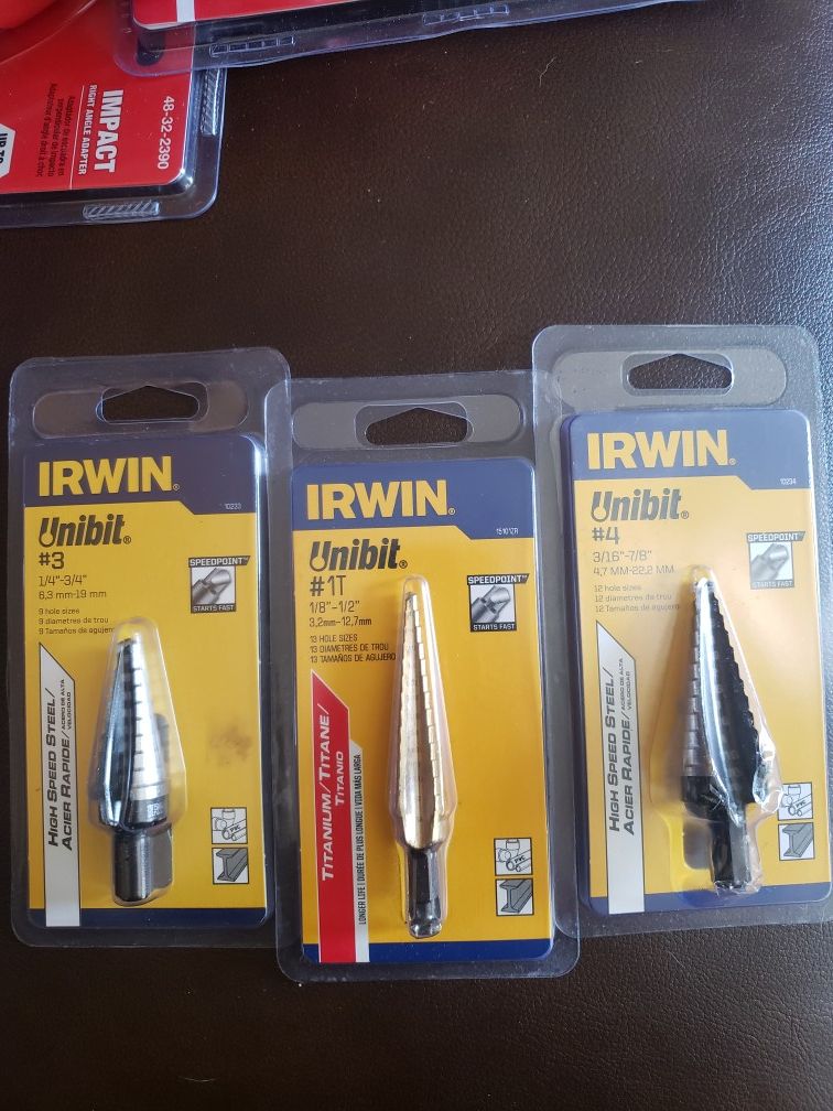 Irwin step bits