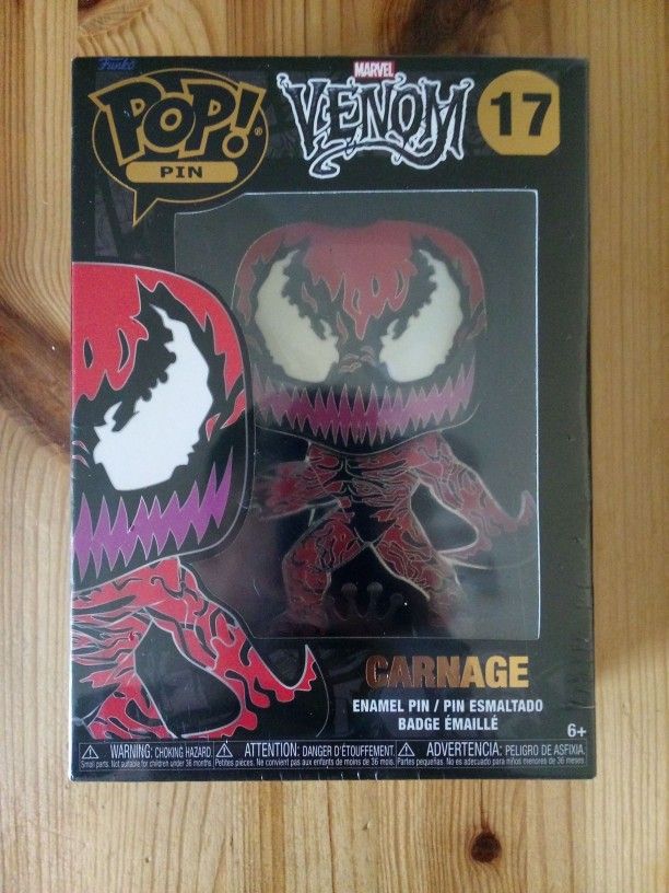 Marvel Carnage Funko Pop Pin