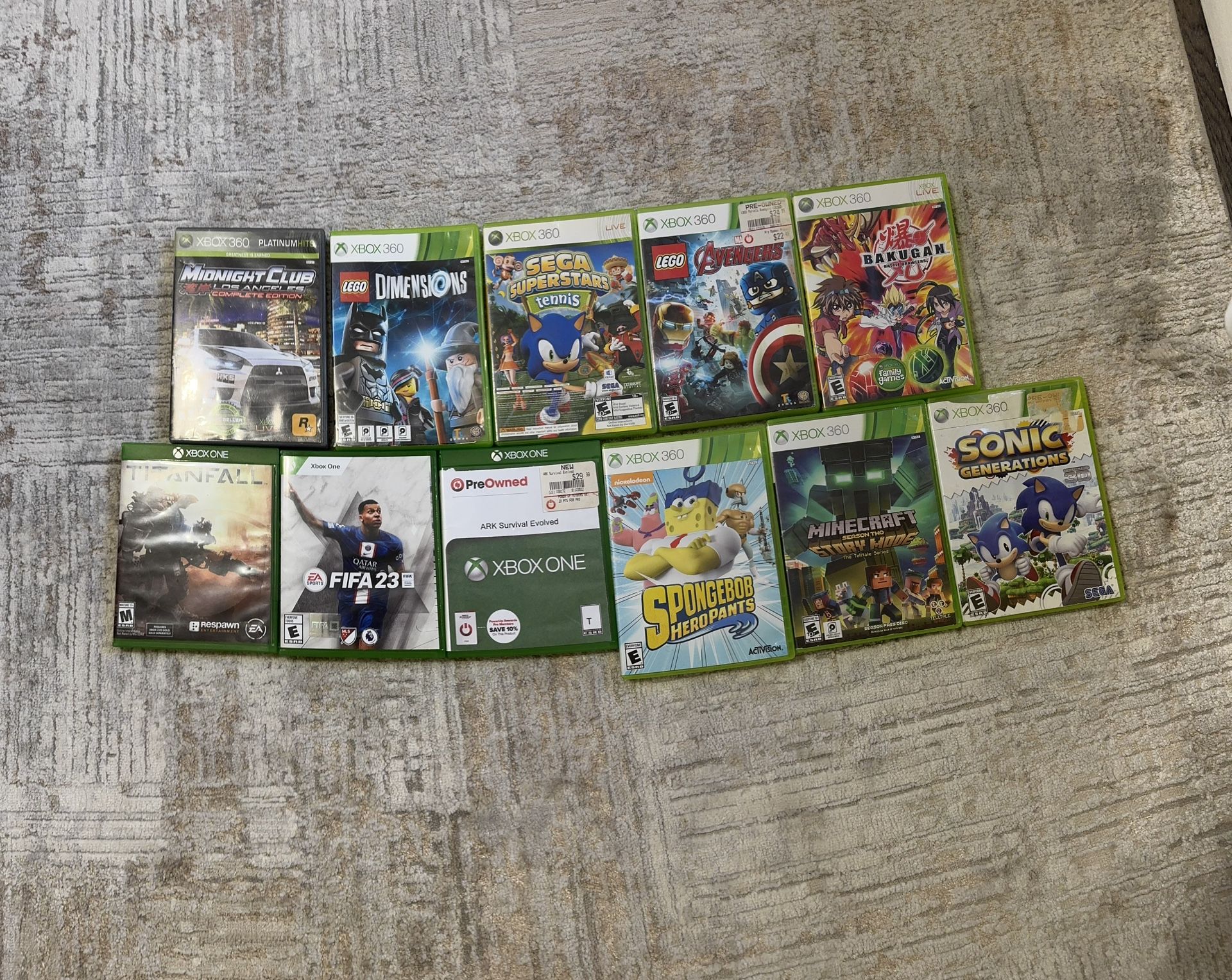 Xbox One / Xbox 360 Games