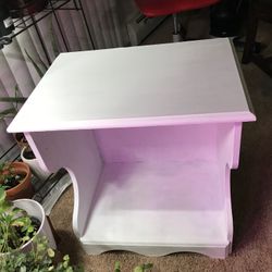 White Side Or End Table