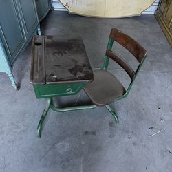 Old school desk