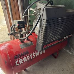 Craftsman 5HP 15 Gal Belt-Drive Air Compressor - 125 PSI - Runs - w/ Manual