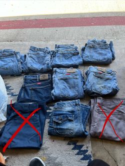 Men’s pants waist size 30 and above - Dickies, Wrangler, Rustler