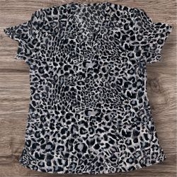 Animal Print Scrub Shirt 