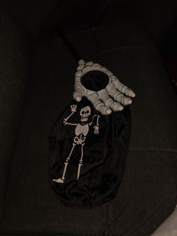 Halloween Skeleton Hand Trick-or-Treat Bag