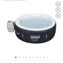 Coleman SaluSpa Palm Springs AirJet Inflatable Circle Hot Tub Spa 4-6 Person with Pump #P08411