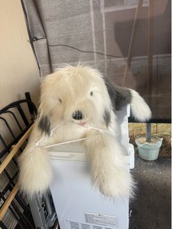 Costco 55"+ CFW Life Size Sheep Dog Plush RARE! Great! JUMBO
