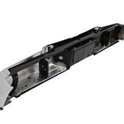 Chrome Steel Rear Step Bumper without Parking Sensor Hole Replacement for 2008-2016