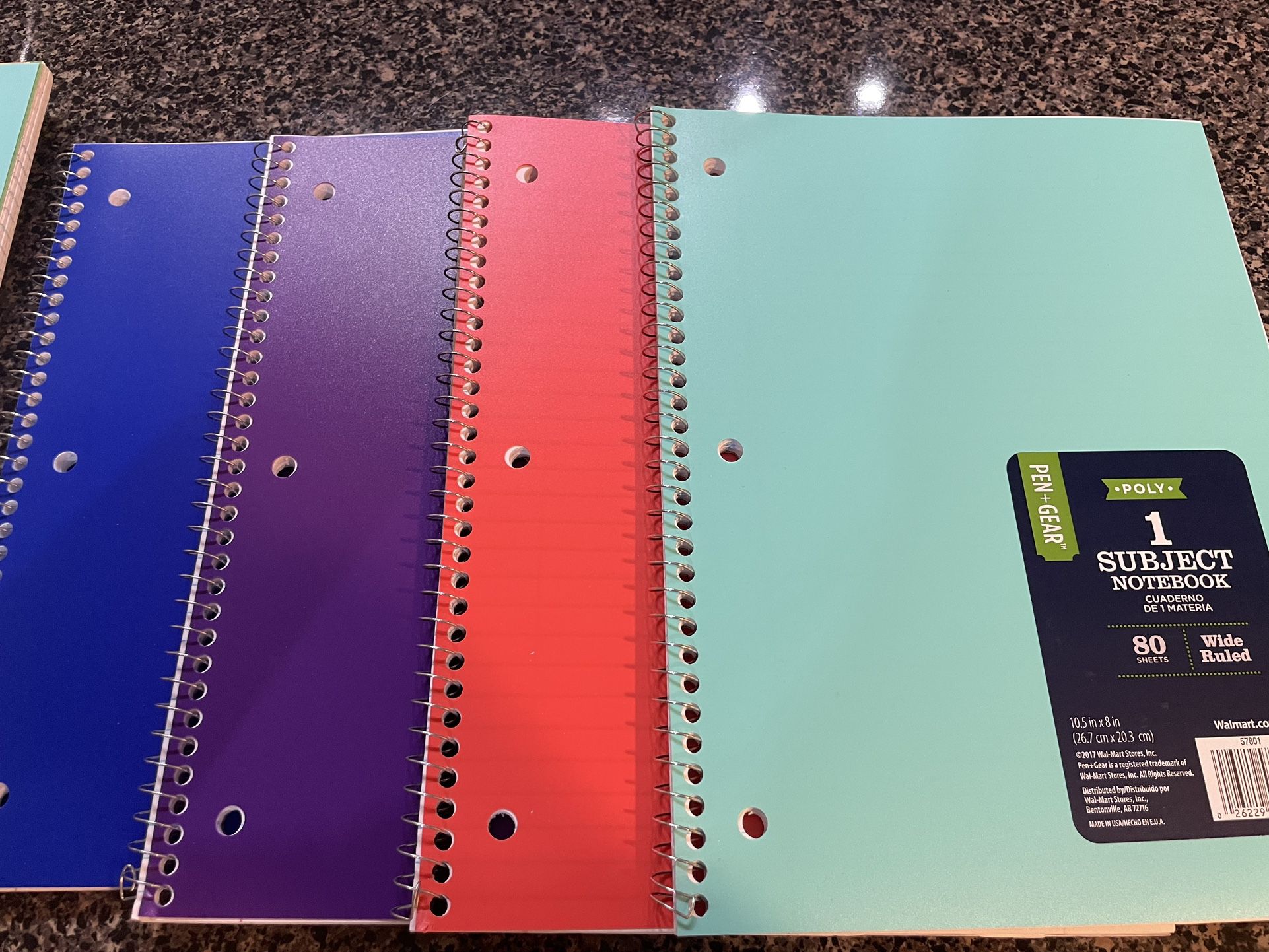 6 Notebooks 