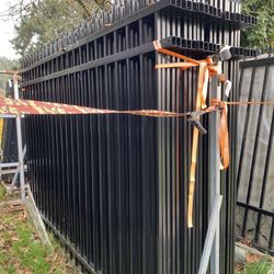  10x7 ft fence panels with posts —