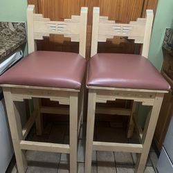 Two Regular Chair,  two High Chair ( Bar Stools) 