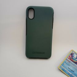 Iphone X 10 Green Otterbox Case