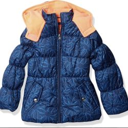 Pink Platinum Girls' Puffer Jacket Size 4