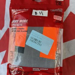 Milwaukee Large/X-Large Orange Class 2 High Visibility Safety Vest with 10 Pockets