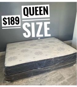 Queen Mattress Set $189 | Brand New