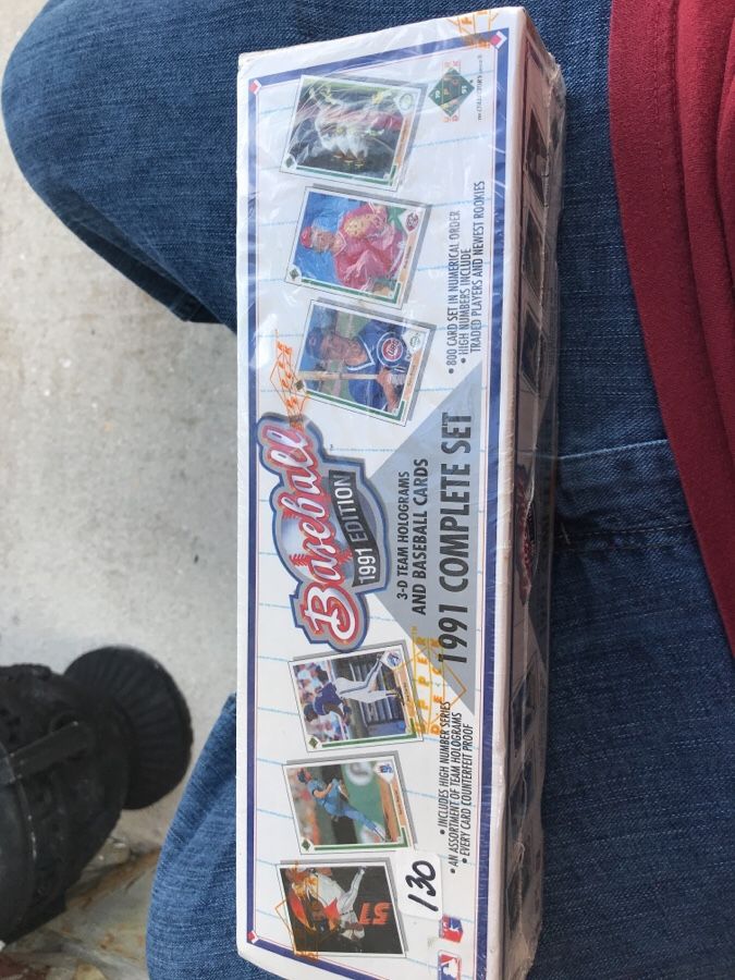 1991 complete set Baseball cards