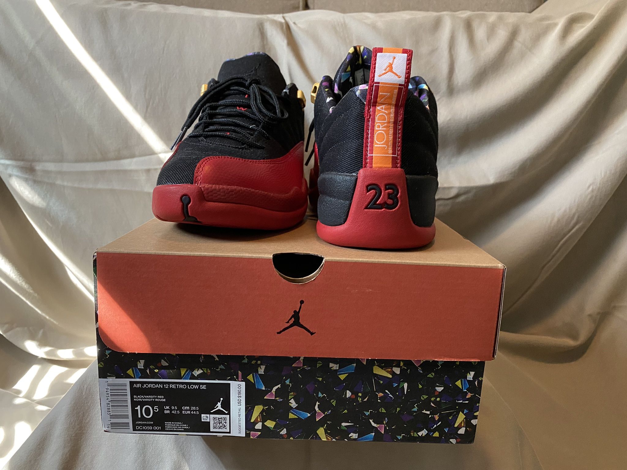 Jordan 12 Low SE Super Bowl LV (USED) Size 8.5 – THE SNEAKER STUDIO