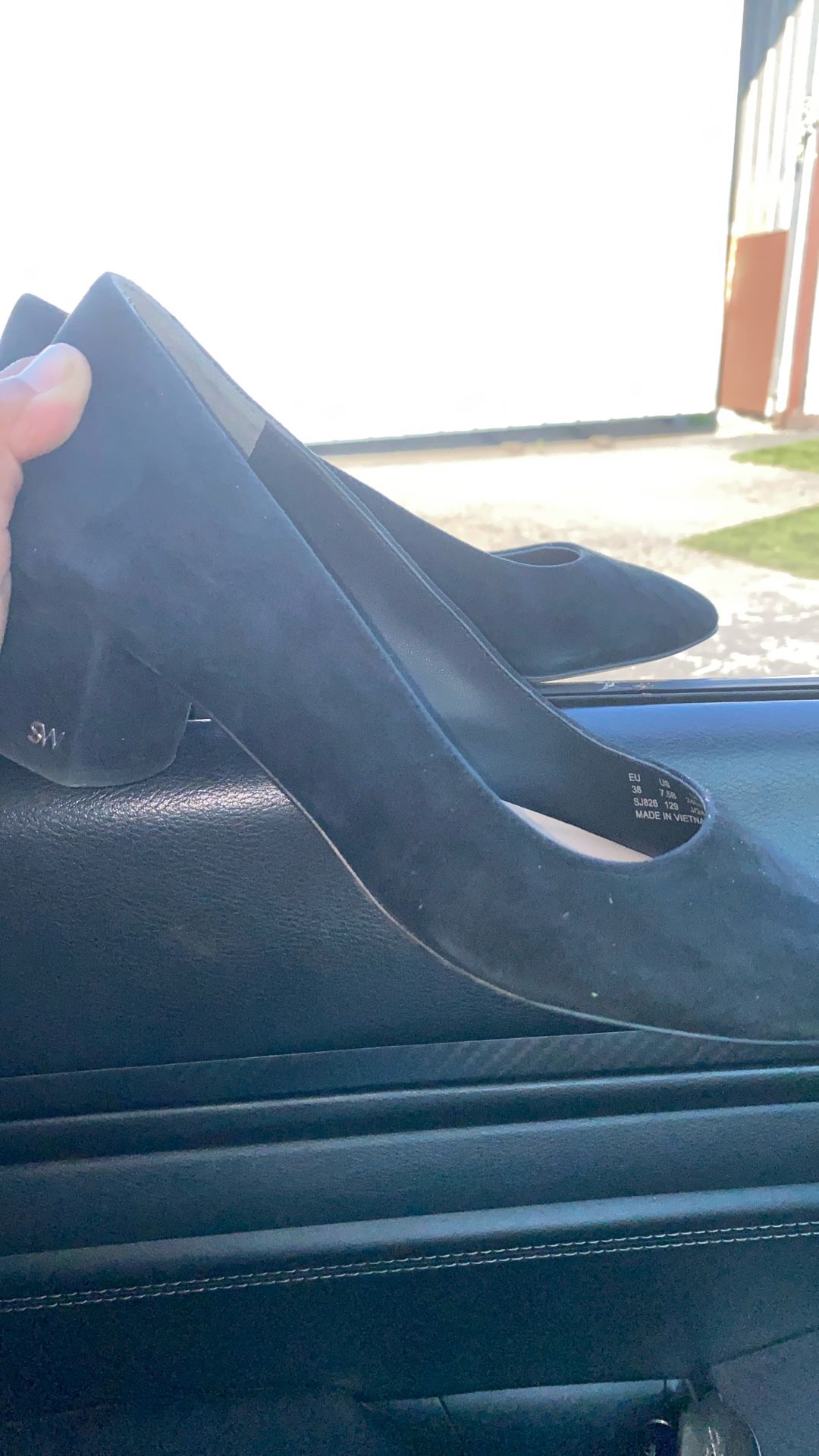 Black Heel Pump Women 7.5