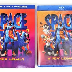 SPACE JAM A NEW LEGACY Blu-Ray + DVD w/ Slipcover