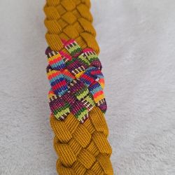 Vibrant Multicolor Braided Hair Clip