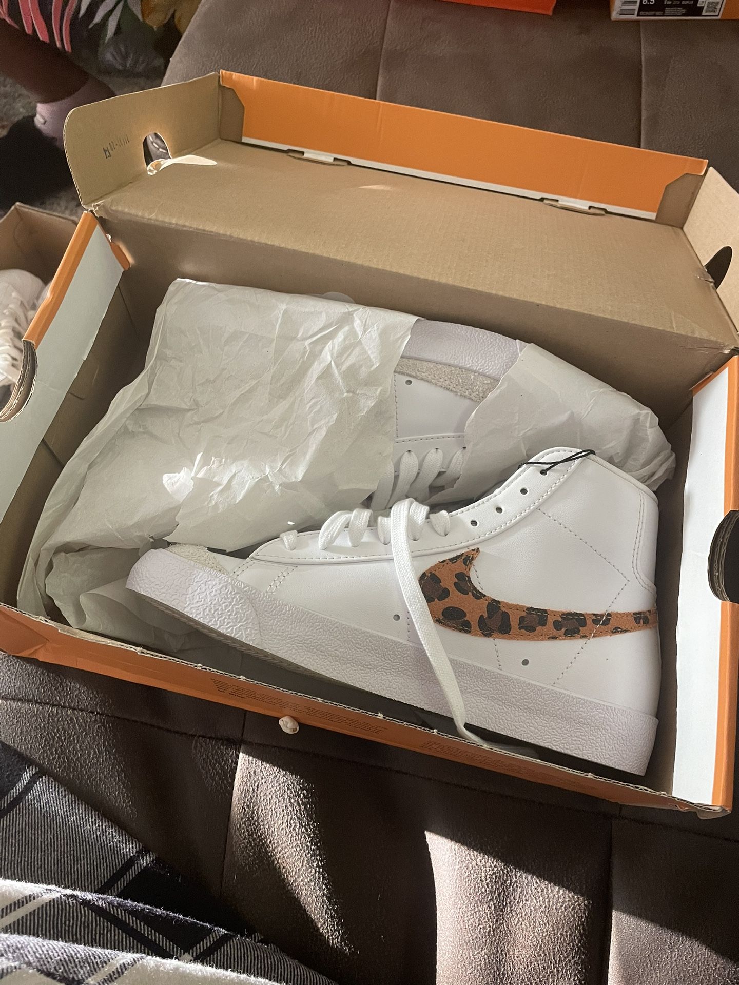 New Cheetah Print Nike Blazers