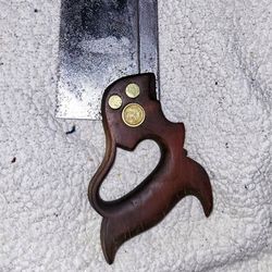 150 + YEAR OLD DISSTON AND SONS 12 IN. CROSSCUT  BACK  SAW