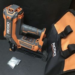 Ridgid 18v 16g. Straight Finish Nailer