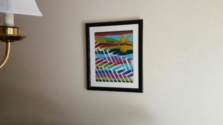 Hummingbird acrylic painting on canvas