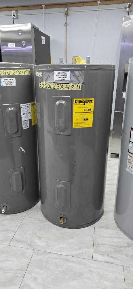 50 Gallons Electric Water Heater 1 Year Warranty Garantia Por Escrito  True Prices True Warranty 1Year 