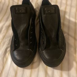 Converse All Stars Size 10   Leather  new never used