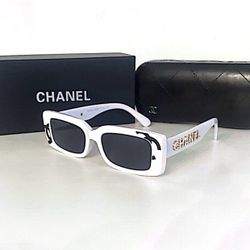 NEW CH RECTANGULAR  WHITE GOLD 