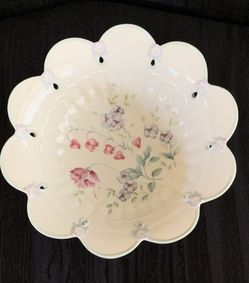 Lenox Spring Bouquet Centerpiece Footed Bowl