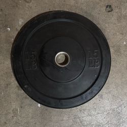 Set Of 4 - 15lbs Bumper Plates 