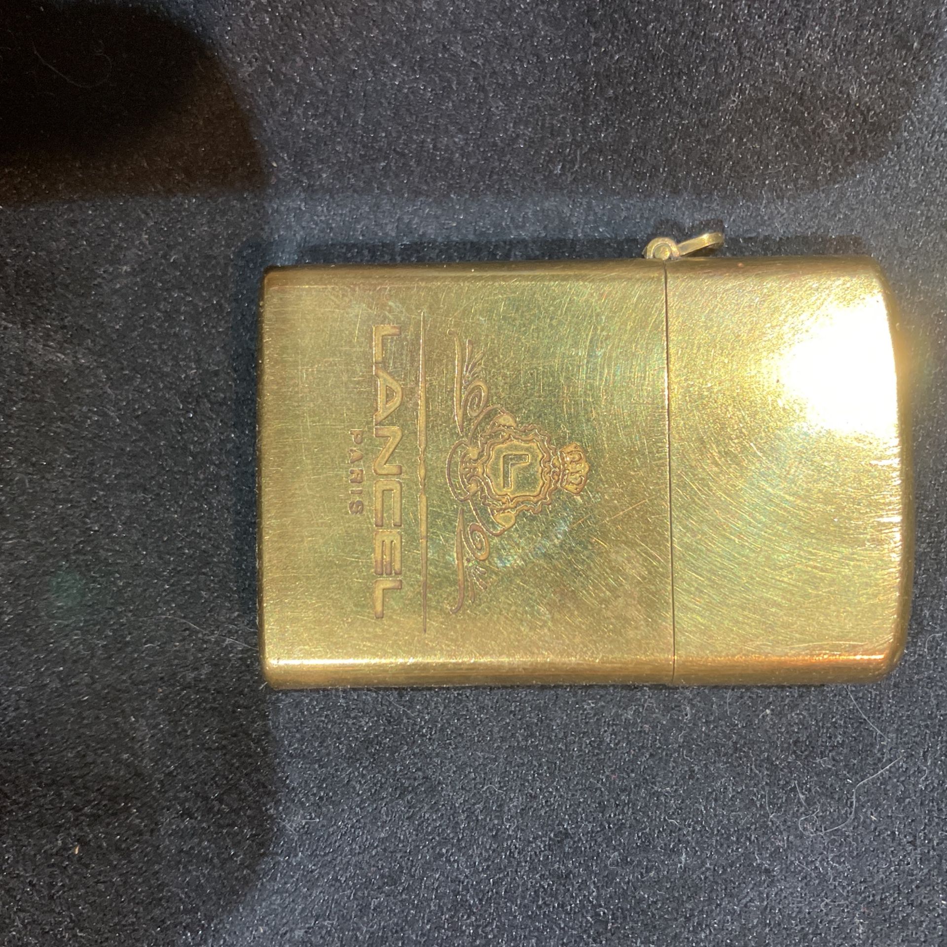 Vintage Brass Lancel Paris Sport Lighter