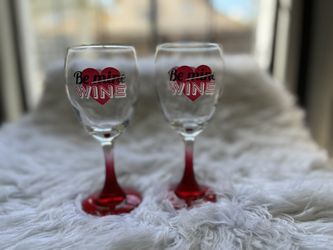 Valentines Wine 🍷 Glass 