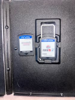 PS Vita Game Cartridges – FIFA 15 & Assassin's Creed III Liberation